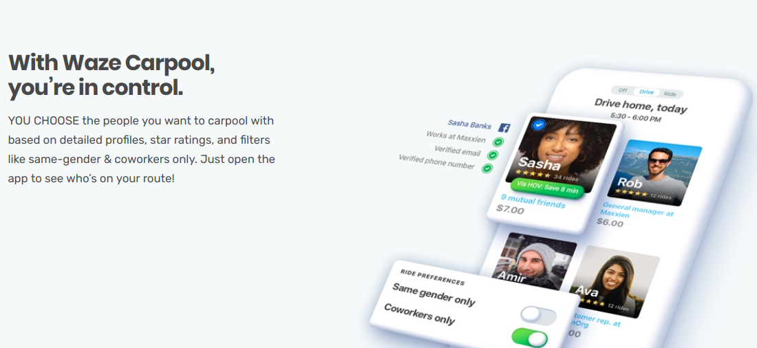 Waze App for Carpools